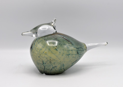 Loranto + Kuifvogel, green&brown, small 